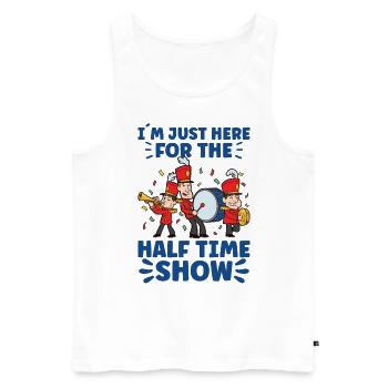Marching Band Clarinetist School Probenmusik - Männer Premium Bio Tank Top - Weiß - Vorne - Michal (187cm)