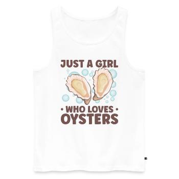 Oyster Lovers Funny Oyster Oyster Shucker - Men's Premium Organic Tank Top - white - Front - AI Model Male 178 light (178cm)