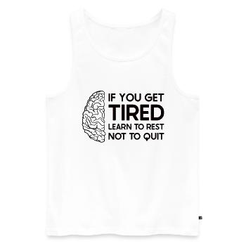 Stroke Survivor Stroke Awareness - Men's Premium Organic Tank Top - white - Front - AI Model Male 178 light (178cm)