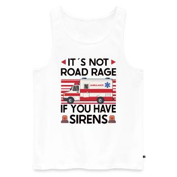 Paramedic First Responder Ambulance Driver - Men's Premium Organic Tank Top - white - Front - AI Model Male 178 light (178cm)