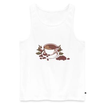 Golf Player Golfer Golf Golf Cart Golf Mom - Männer Premium Bio Tank Top - Weiß - Vorne - AI Model Male 178 light (178cm)