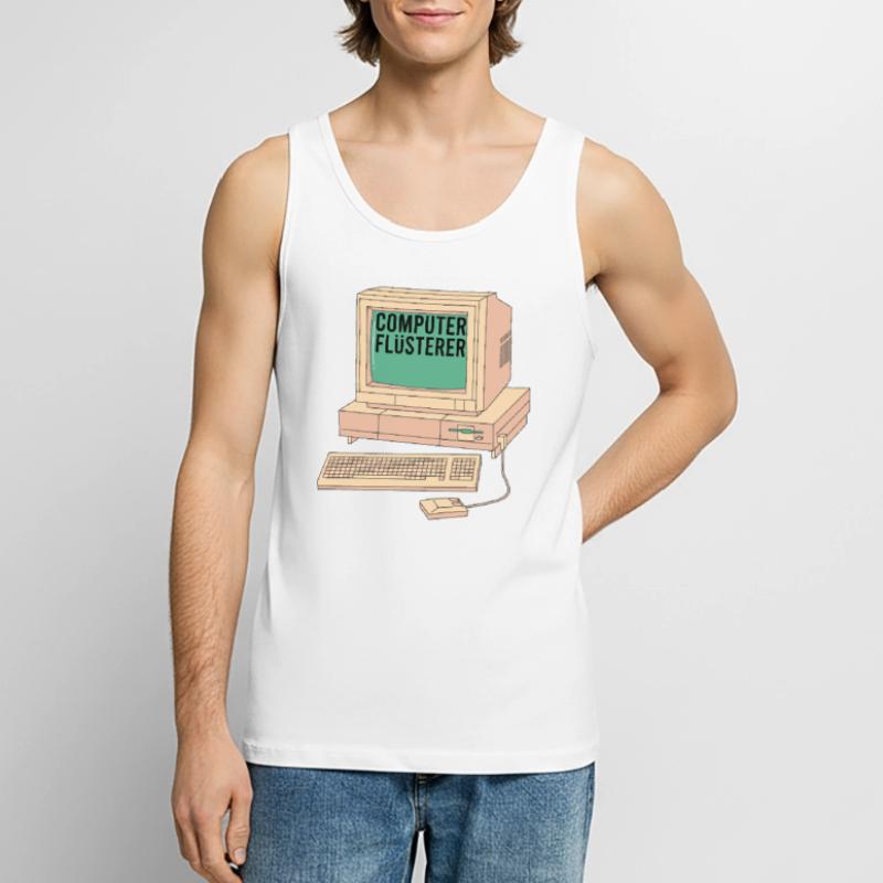 Informatik Computer Programmierer Entwickler Coder Männer Premium Bio Tank Top