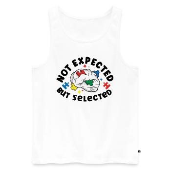 Autism Awareness Autism Disease Autistic Gift - Männer Premium Bio Tank Top - Weiß - Vorne - Michal (187cm)