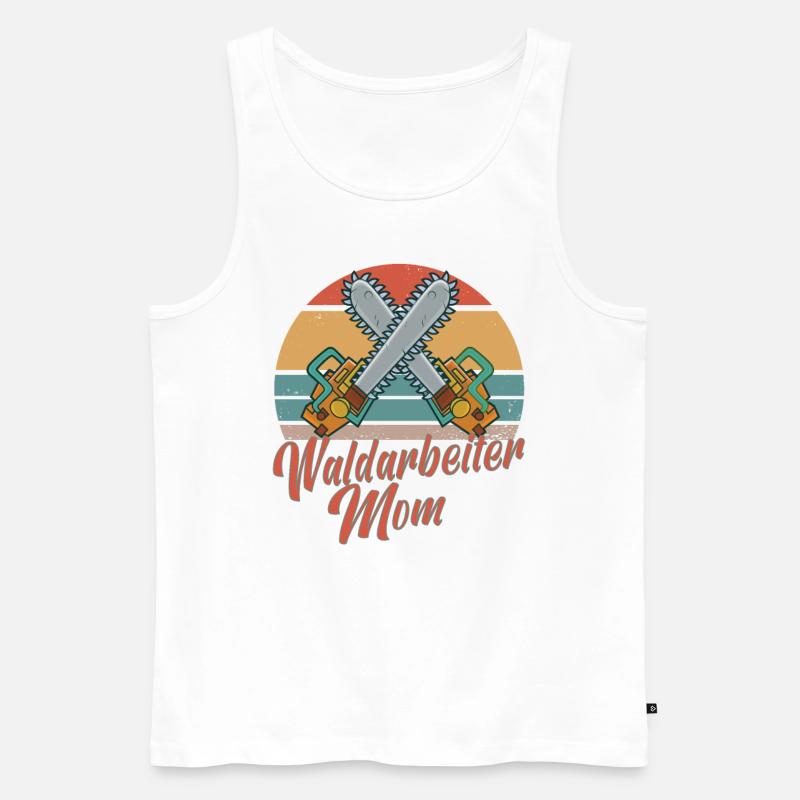 Mutter Mutti - Männer Premium Bio Tank Top - Weiß