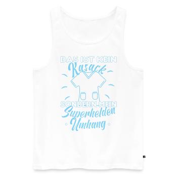 Arzthelferin MFA Krankenschwester Pflegekraft crna - Männer Premium Bio Tank Top - Weiß - Vorne - AI Model Male 178 light (178cm)