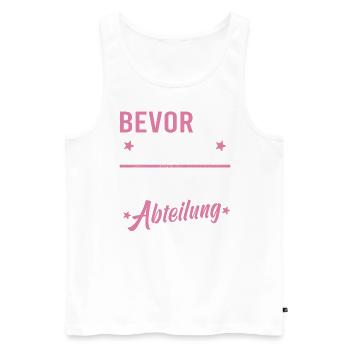 Verkäuferin Muttertag Einzelhandel Verkäufer - Männer Premium Bio Tank Top - Weiß - Vorne - Michal (187cm)