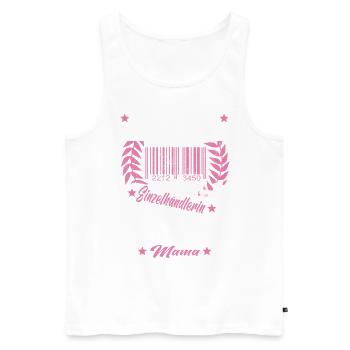 Verkäuferin Muttertag Einzelhandel Verkäufer - Männer Premium Bio Tank Top - Weiß - Vorne - Michal (187cm)