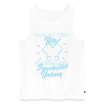 Altenpfleger Altenpflege Pfleger Vater Pflege - Männer Premium Bio Tank Top - Weiß - Vorne - Michal (187cm)