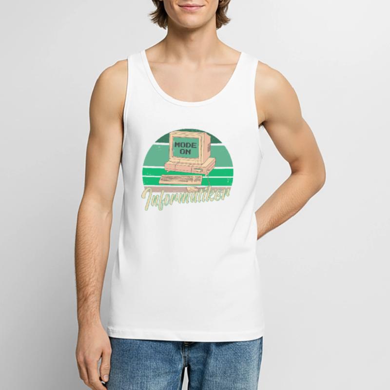 Fachinformatiker Computer Programmierer Vater Männer Premium Bio Tank Top