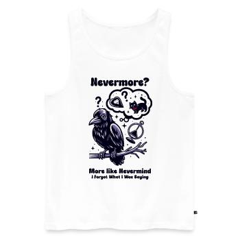 Edgar Allan Poe Fan, Klassische Literatur, - Männer Premium Bio Tank Top - Weiß - Vorne - AI Model Male 178 light (178cm)