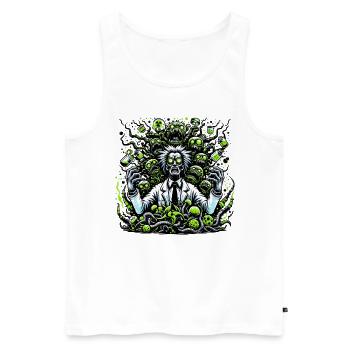 Organische Chemie, Chemiestudenten, Chemie - Männer Premium Bio Tank Top - Weiß - Vorne - AI Model Male 178 light (178cm)