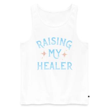 Gamer Mom plays with the kids games for - Men's Premium Organic Tank Top - white - Front - AI Model Male 178 light (178cm)