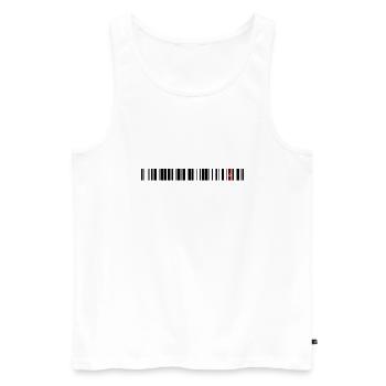 Türkiye - Débardeur bio Premium Homme - blanc - Devant - AI Model Male 178 light (178cm)
