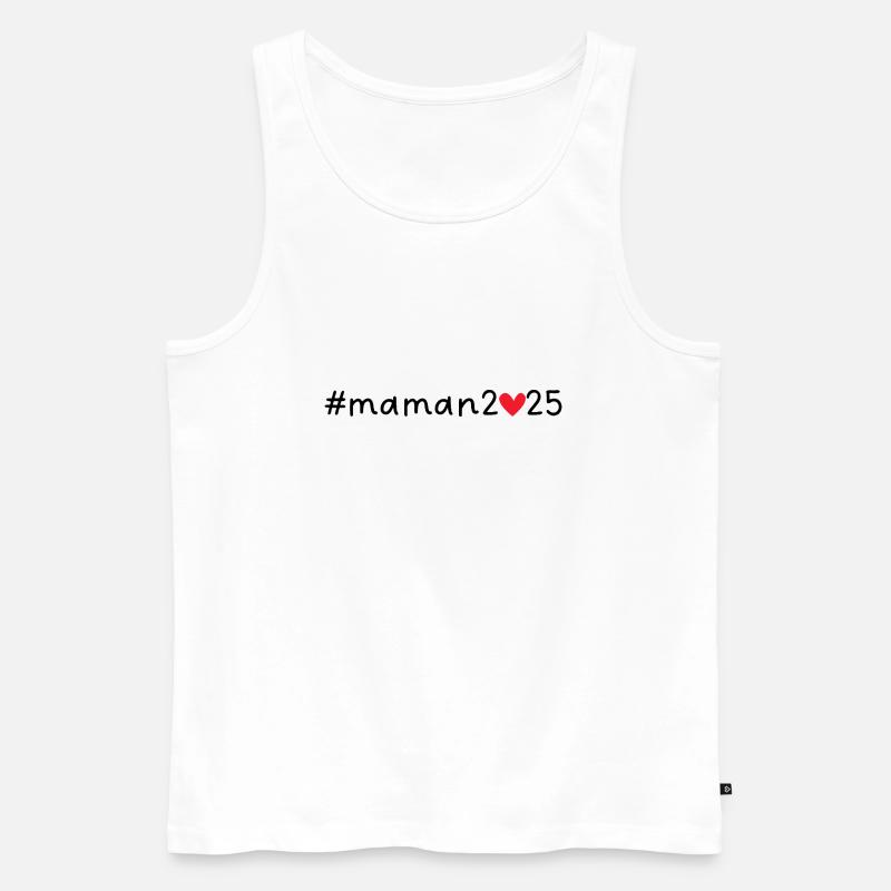 Mama 2025 - Männer Premium Bio Tank Top - Weiß