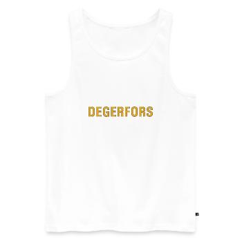 Degerfors - Männer Premium Bio Tank Top - Weiß - Vorne - Michal (187cm)