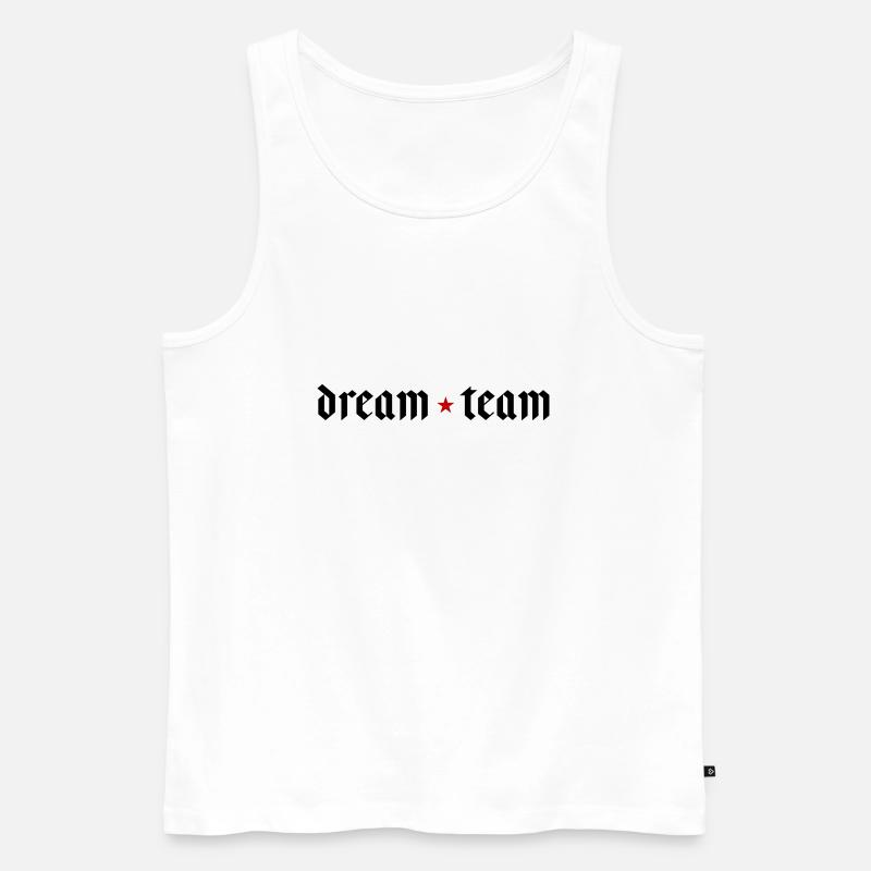 Dream Team - Männer Premium Bio Tank Top - Weiß