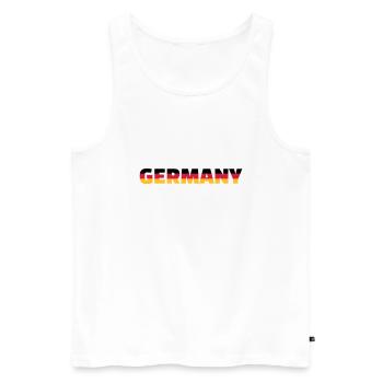 Germany - Débardeur bio Premium Homme - blanc - Devant - Michal (187cm)