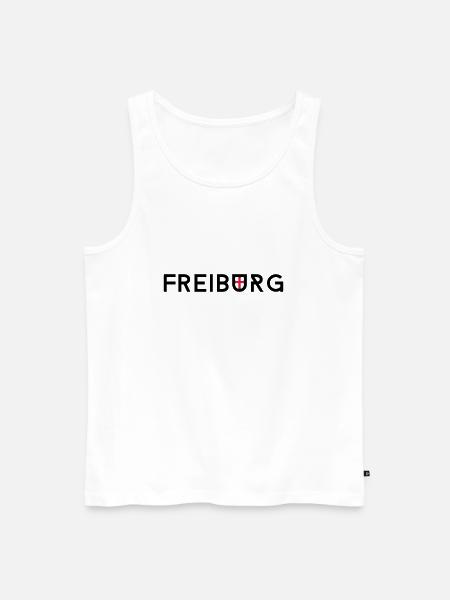 freiburg - Männer Premium Bio Tank Top - Weiß