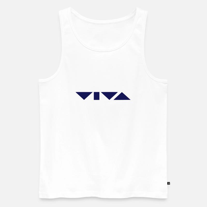 VIVA - Männer Premium Bio Tank Top - Weiß