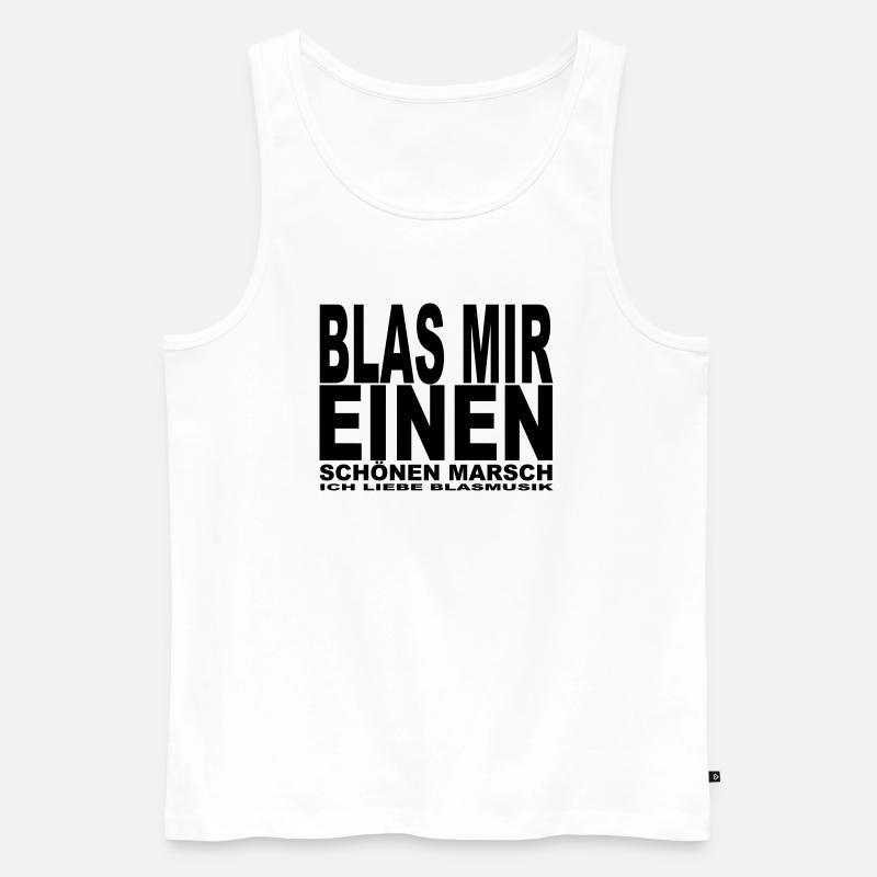 Blas mir einen - Männer Premium Bio Tank Top - Weiß