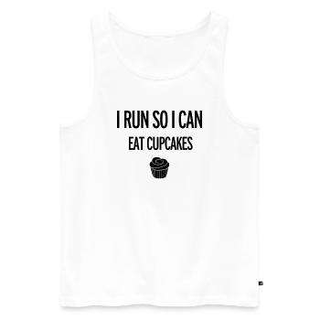 Cupcakes - Débardeur bio Premium Homme - blanc - Devant - Michal (187cm)