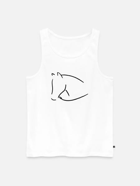 Horsemeat - Men's Premium Organic Tank Top - white