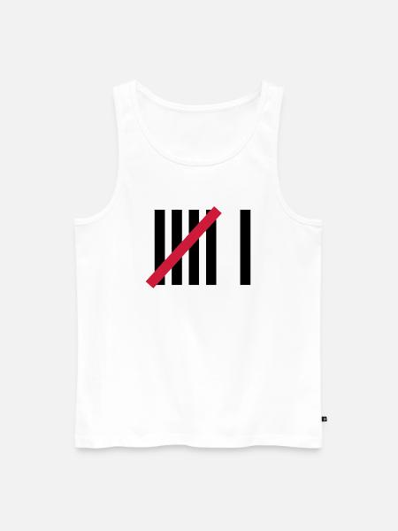 6th Birthday - Men's Premium Organic Tank Top - white