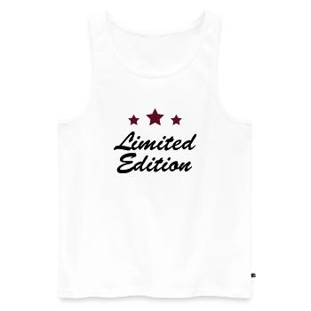 Limited Edition - Débardeur bio Premium Homme - blanc - Devant - Michal (187cm)