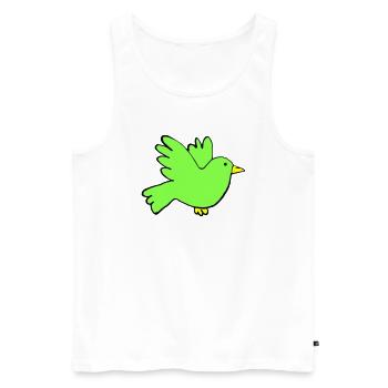 Couleurs des oiseaux - Débardeur bio Premium Homme - blanc - Devant - Michal (187cm)