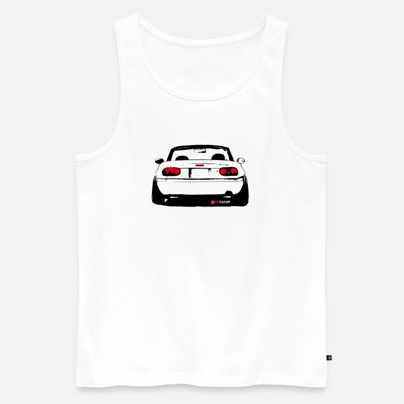 nac_kl_tail_weiss - Männer Premium Bio Tank Top - Weiß