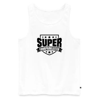 Super Fuhrparkleiter - Männer Premium Bio Tank Top - Weiß - Vorne - Michal (187cm)