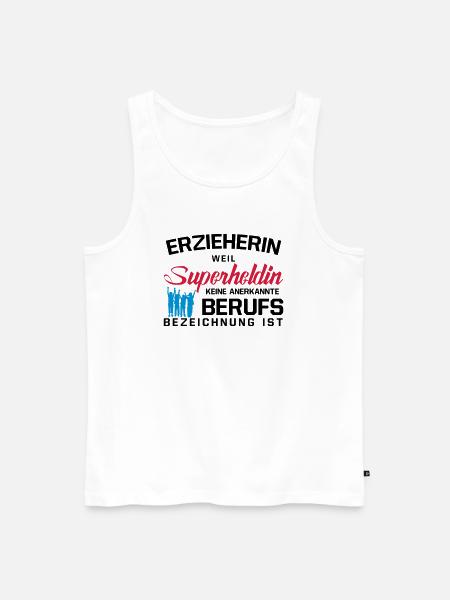 Erzieherin - Männer Premium Bio Tank Top - Weiß