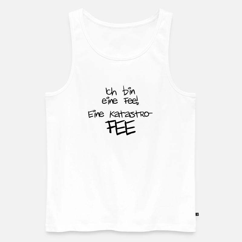 Katastro-FEE - Männer Premium Bio Tank Top - Weiß