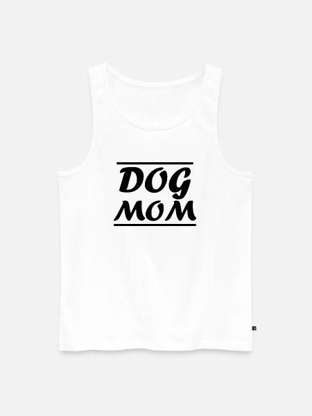 Dog Hund - Männer Premium Bio Tank Top - Weiß