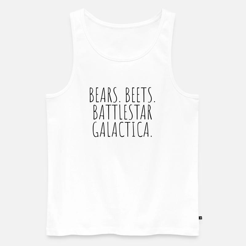 Office Zitat Spruch - Männer Premium Bio Tank Top - Weiß