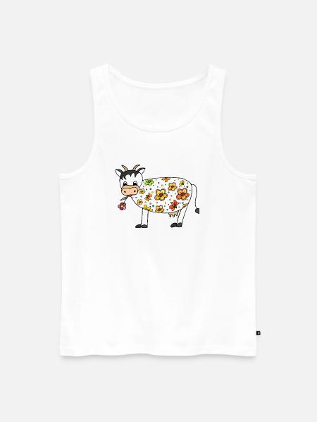 Vache - Débardeur bio Premium Homme - blanc