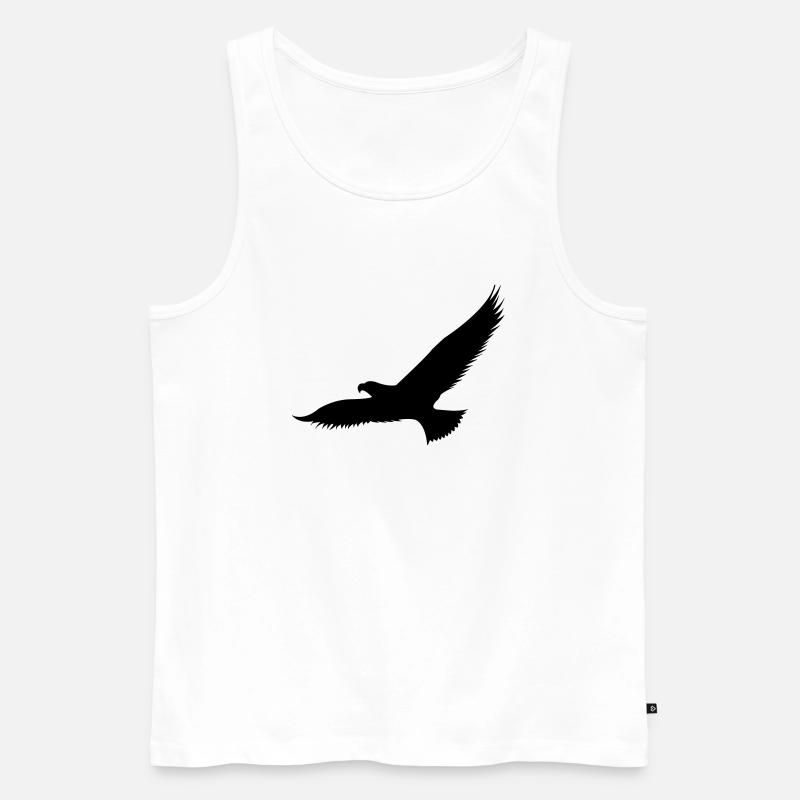 adler1 - Männer Premium Bio Tank Top - Weiß