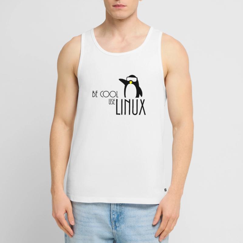 être cool utilisation linux Débardeur bio Premium Homme