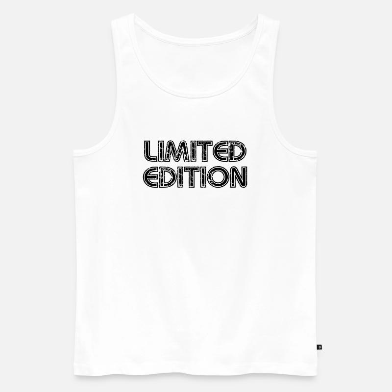 limitierte Auflage - Männer Premium Bio Tank Top - Weiß