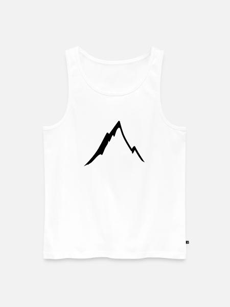 Beautiful mountain - Men's Premium Organic Tank Top - white