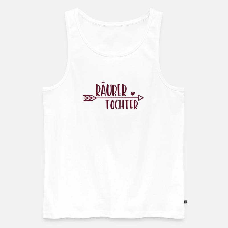 raeubertochter - Männer Premium Bio Tank Top - Weiß