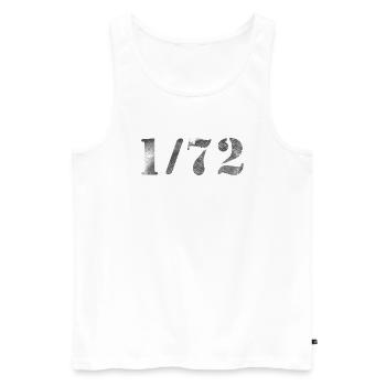 1 72 Scale Model Kit Shirt 1/72 Aircraft Tanks - Men's Premium Organic Tank Top - white - Front - AI Model Male 178 light (178cm)