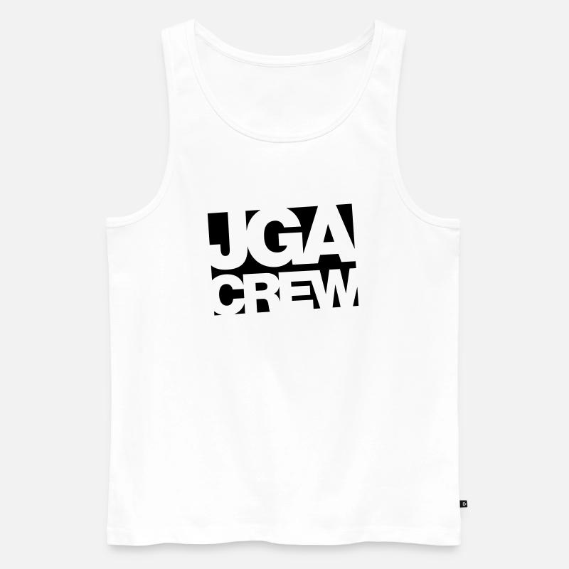 JGA Crew - Emblem - Männer Premium Bio Tank Top - Weiß