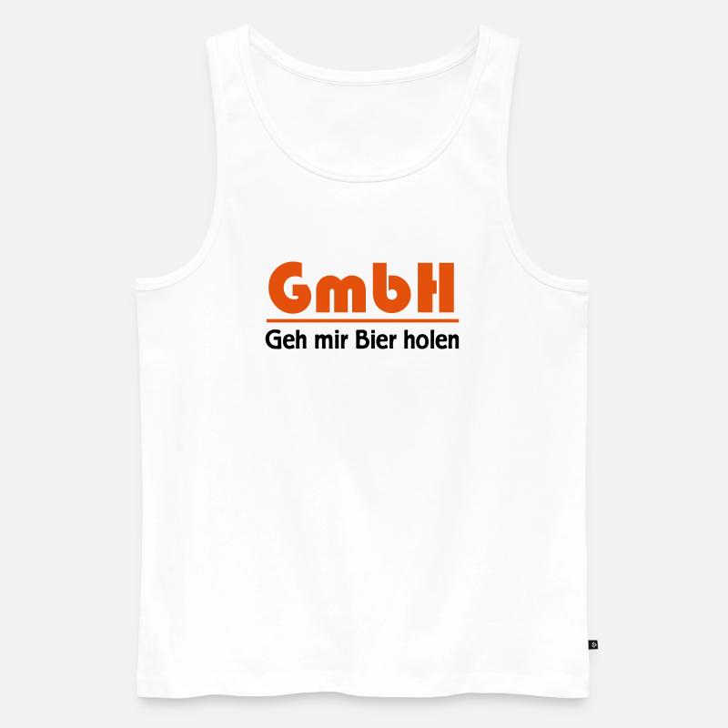 GmbH - Männer Premium Bio Tank Top - Weiß