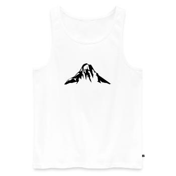 Montagnes Montagnes - Débardeur bio Premium Homme - blanc - Devant - Michal (187cm)