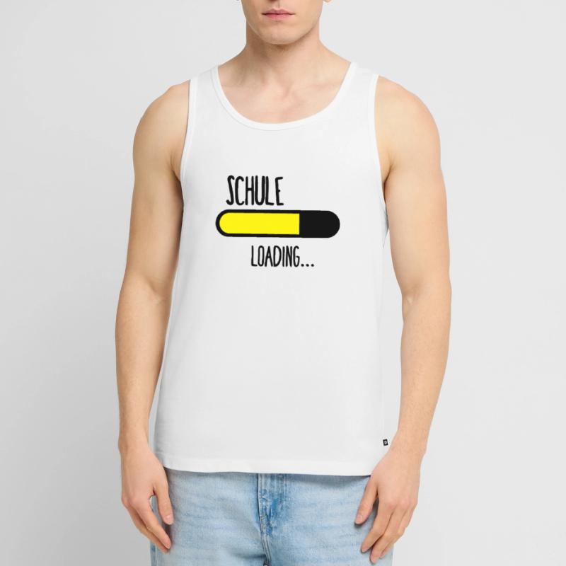 Schule Loading... Männer Premium Bio Tank Top