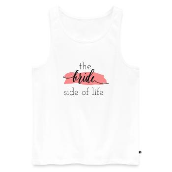 the_bride_side_of_life - Débardeur bio Premium Homme - blanc - Devant - Michal (187cm)