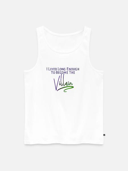 Villain forever - Männer Premium Bio Tank Top - Weiß