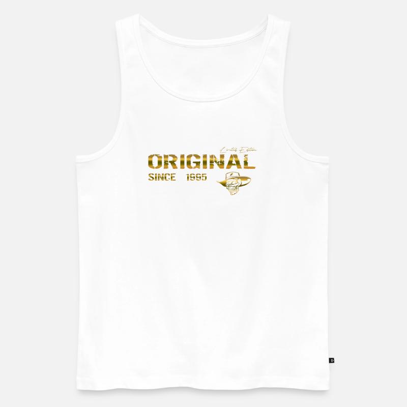 Original since 1995 - Männer Premium Bio Tank Top - Weiß