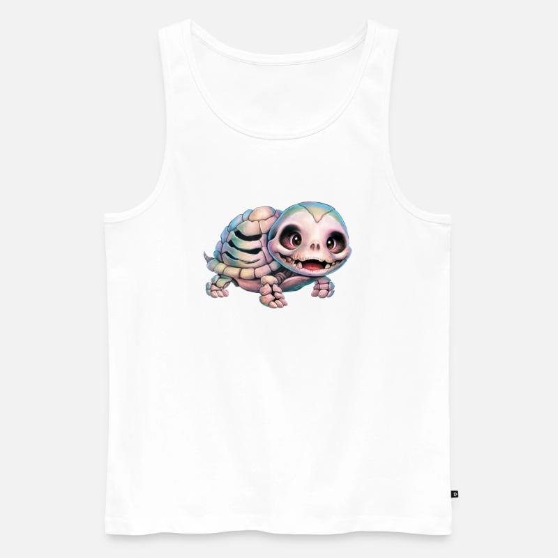 SCHILDKRÖTEN - Männer Premium Bio Tank Top - Weiß